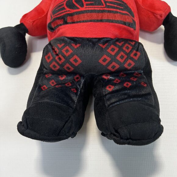 Lego Warrior Ninjago Plush Doll Cloth Kai Red Warrior 19” Preowned Toy - Picture 5 of 7